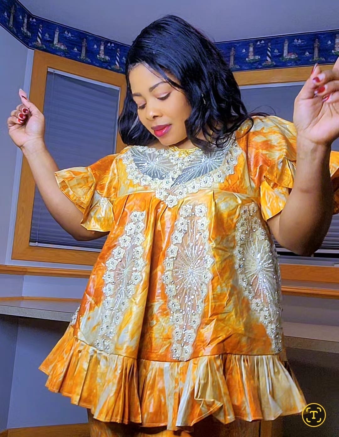 Bazin Riche Skirt + Top #2