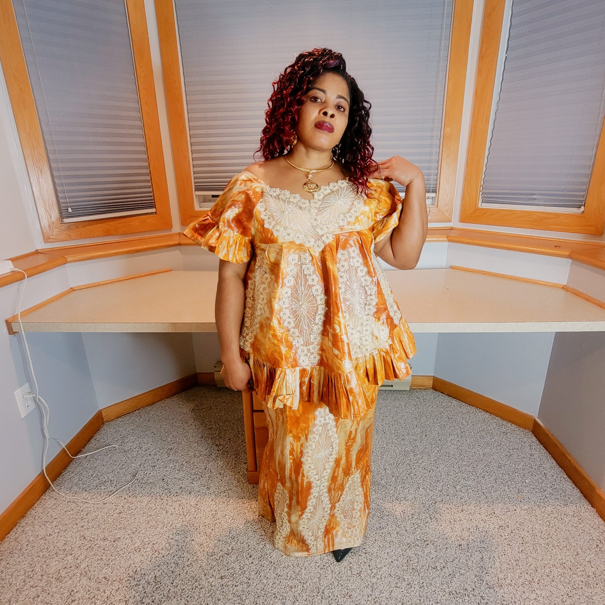 Bazin Riche Skirt + Top #2