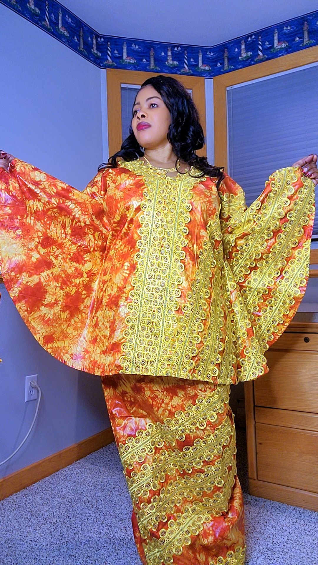 Bazin Riche Skirt + Top #7