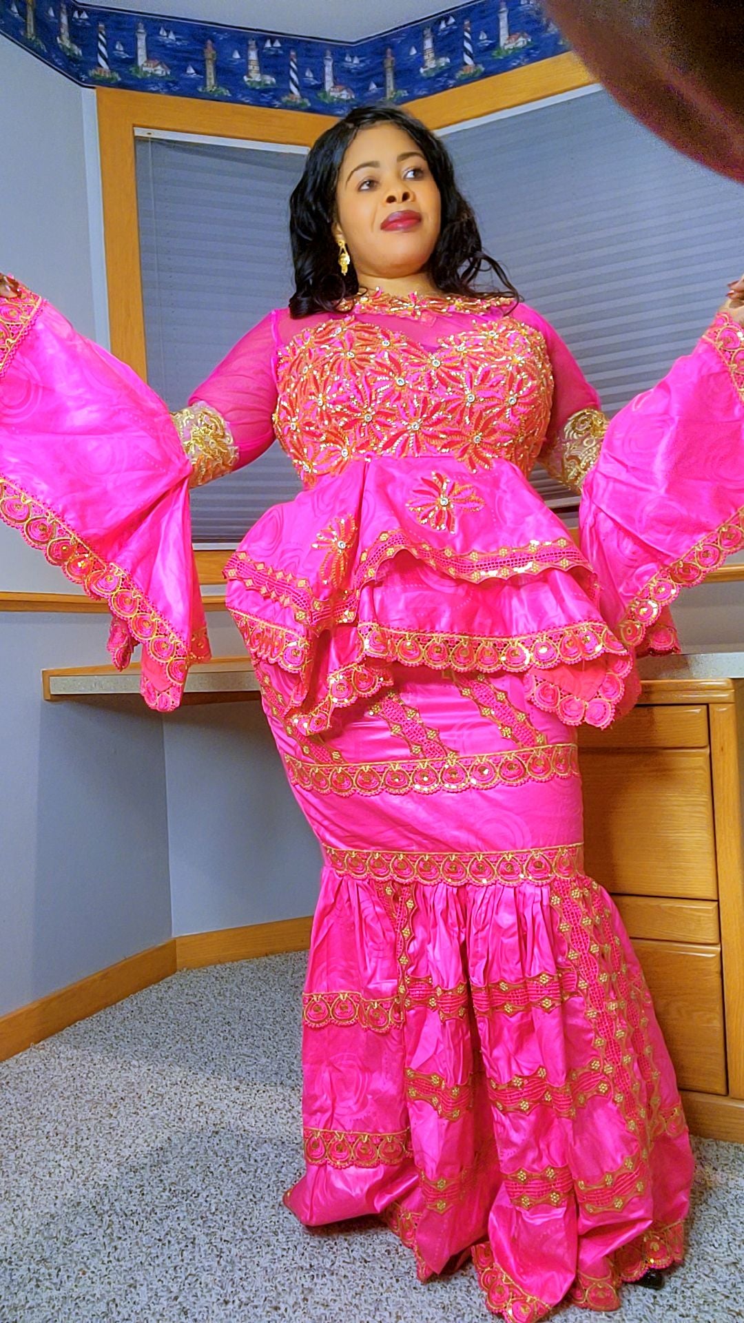 Bazin Riche Skirt + Top #9