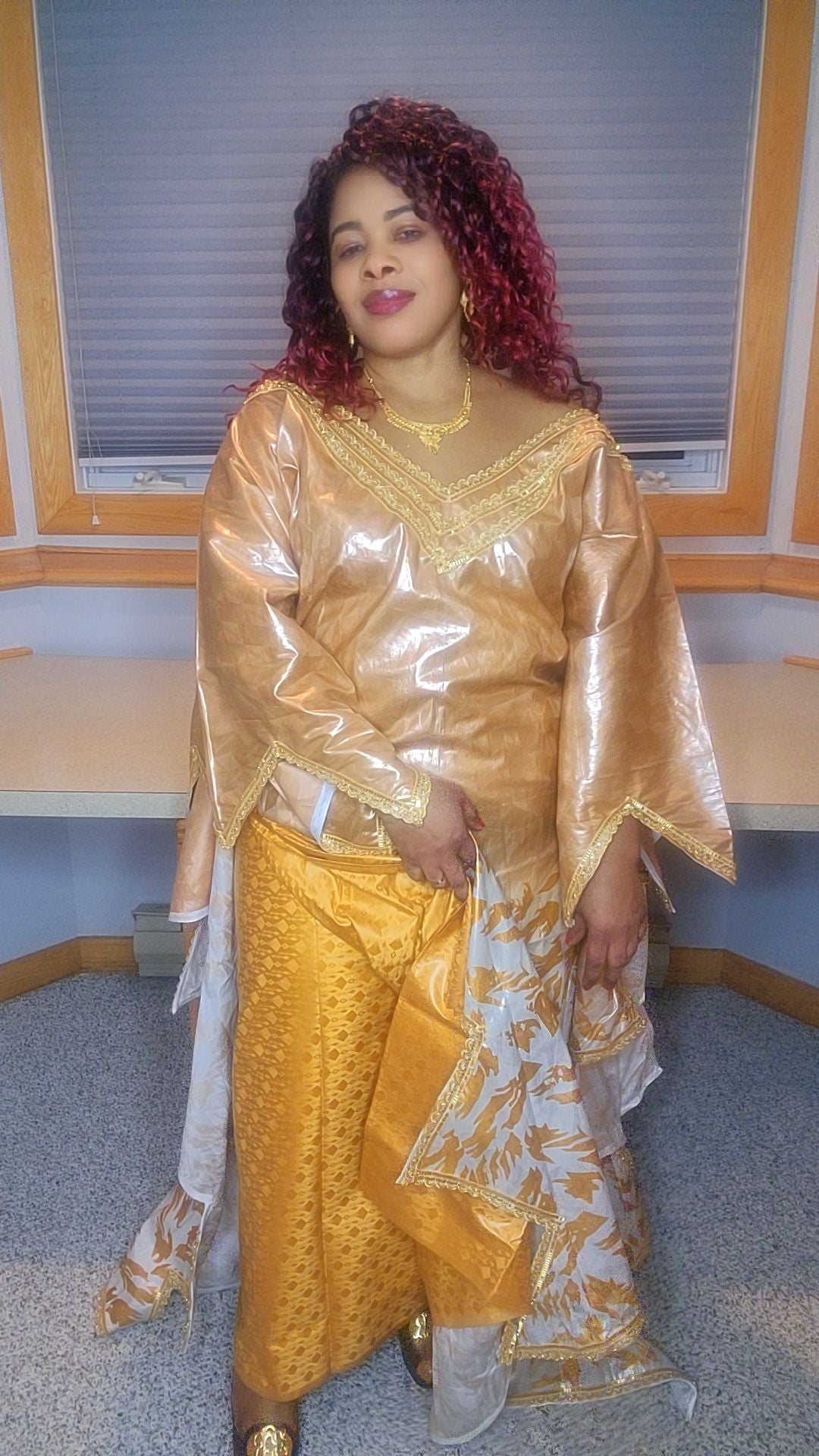 Boubou Bazin Miel #1
