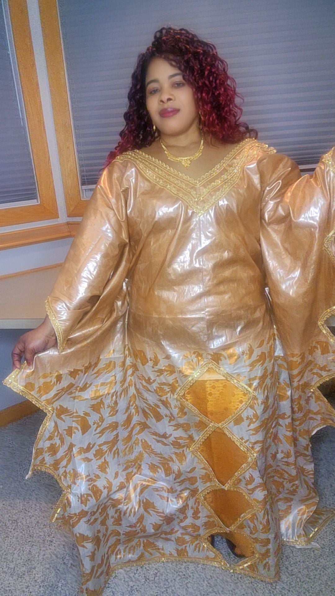 Boubou Bazin Miel #1