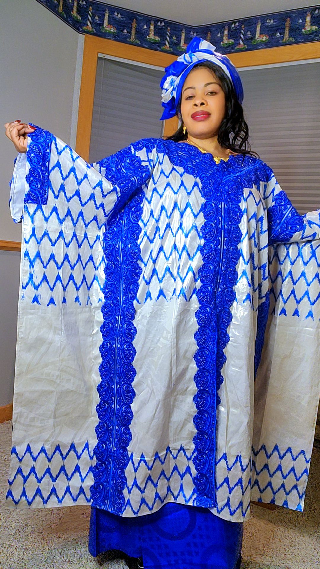 Boubou Bazin Miel #2