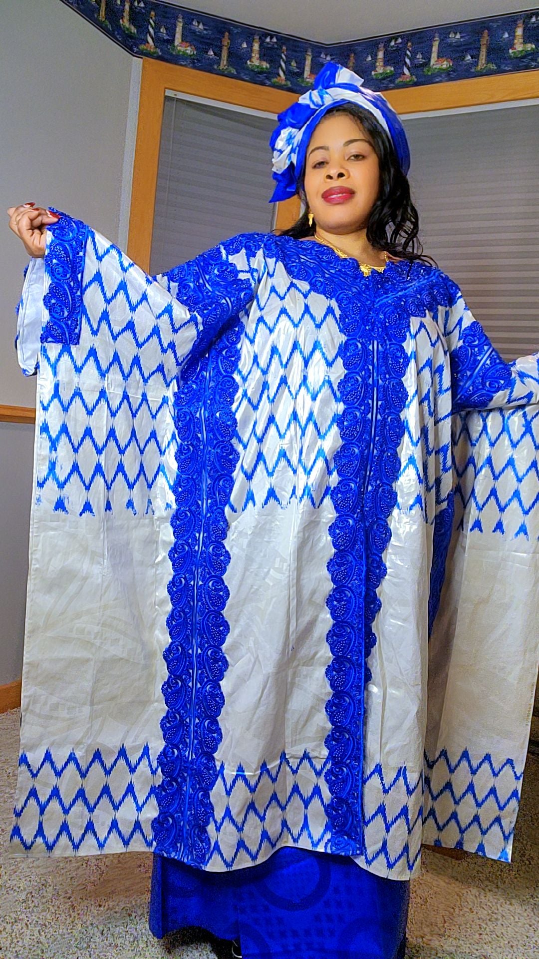 Boubou Bazin Miel #2